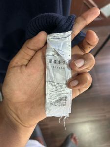 Burberry Quarter Zip Sweater