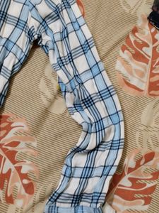 Bare Denim Chequered Blue Shirt
