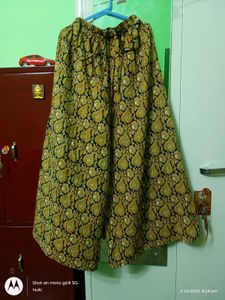 paisley printed cotton palazzo ethnic flared pants