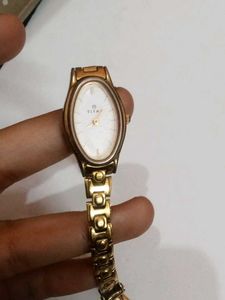 Titan Gold-Toned Women&#39;s Watch