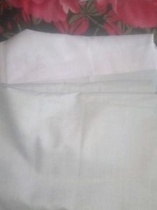 White Fabric For Kurta Pajama