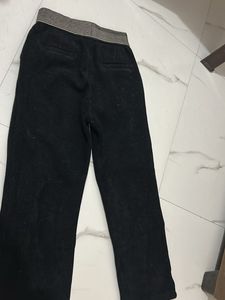 Black Wide Leg Pants (woolen)