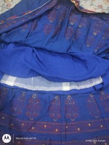 🔥Blue And Brown Lahenga🔥