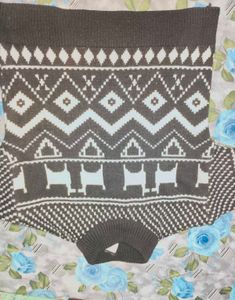 Warm Winter Patterned Sweater