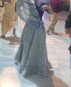 Elegant Floral Print Lehenga Choli