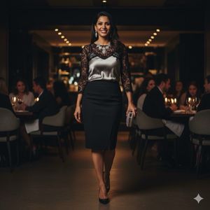 ✨ Boss Babe Black Skirt:Classic Work-to-Cocktail ✨