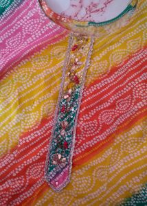 Bandhani Print Kurti🌈