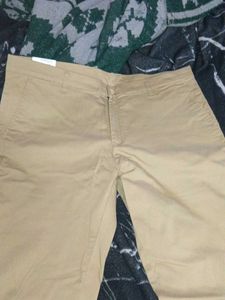 Khaki Straight Leg Chinos