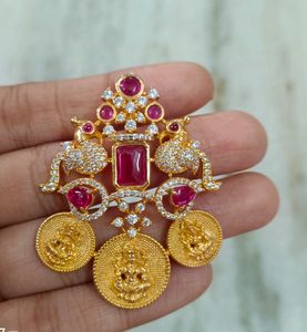 Pink Peacock Pendant