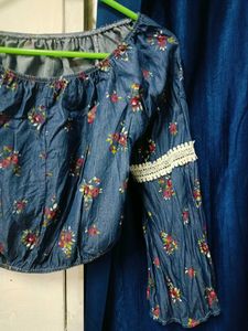 Blue Beautiful Top