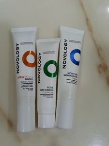 Tinted Sunscreen, Cleanser, Moisturizer Cream