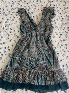 Floral Ruffle Mini Dress