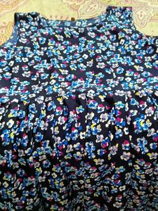 Blue Printed Dress For All Seasons