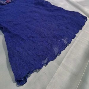 Purple Lace Corset Top