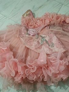 Pink Ruffle Dress