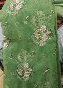 Elegant Green Saree