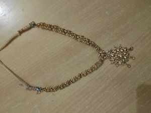 Gold-Toned Floral Necklace