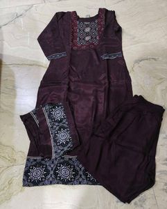 Kurta Gajji Silk With Pant N Dupatta