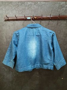 Denim Cropped Jacket