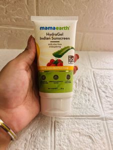 Mamaearth hydragel Indian sunscreen