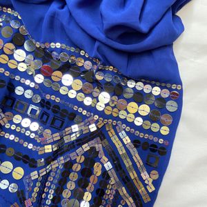 Blue Sequins Dress