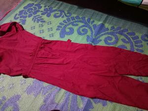 Maroon Jumpsuit