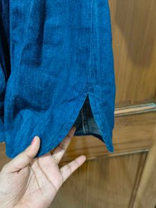 Shirt Style Denim Dress 👗