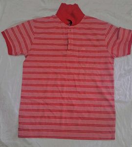 Striped Red Polo Shirt