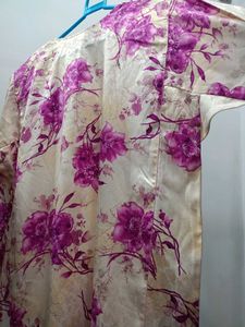 Floral Oversized Print Kurta