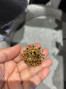 Ruby Flower Ring