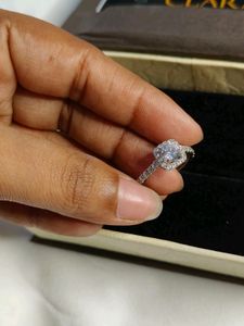 Clara 925 Silver Solitaire Ring