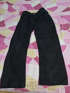 Wide Leg Black Jeans