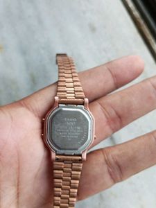 Casio Orignal Digital Rose Gold Women&#39;s Watch