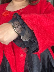 Red &amp; Black Unique Coat