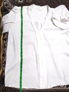 Off White Full Sleeve Tops For Women