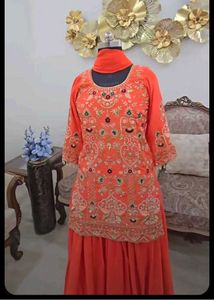 Embroidered Kurta Set