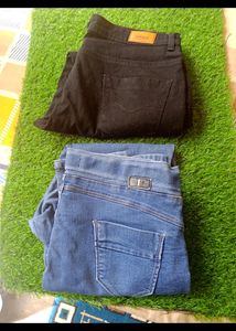 Combo Denim Jeans Pant