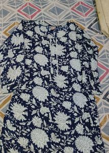 Floral Print Kurta