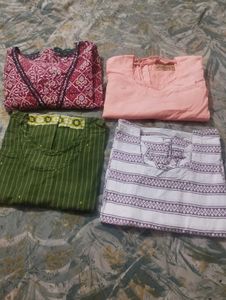 Combo 4 Kurtas