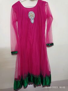 Pinkish Suit For Party Wear