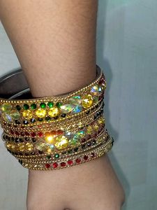 Colourful Pearl Bangles