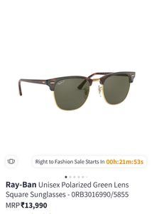 Rayban ray Ban Sunglasses Unisex RB3016 Clubmaster