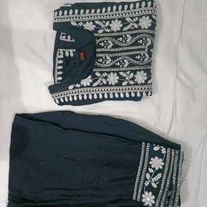 Embroidered Kurta Set