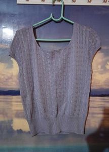 Lavender Knitted Top