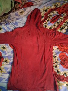 Red Blackseries Hooded Zip-Up Jacket (Full Sleeve)