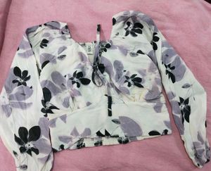 Crop Top With Matching Pants