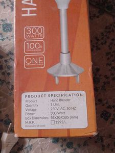 Not Warking  Hand Blender