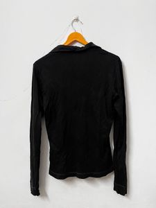 Black Collar Top