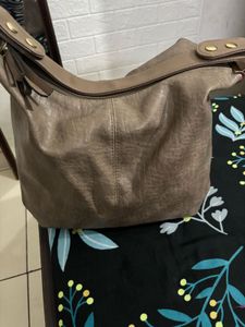 Taupe Hobo Bag