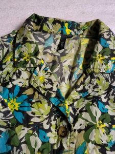 Floral Print Crop Top